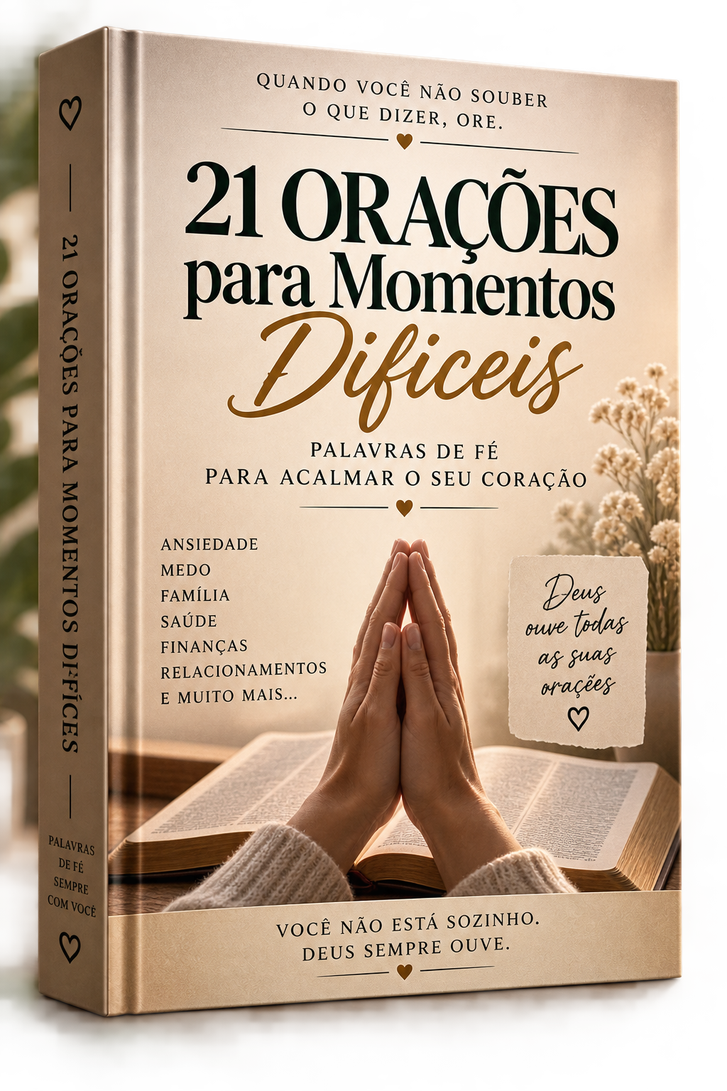 Capa 21 Orações para Momentos Difíceis